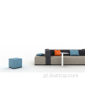 Sofá de tecidos de lounge de design moderno para área pública